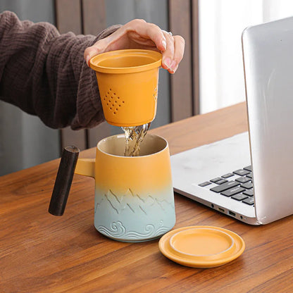 Ceramic Retro Coffee Cup