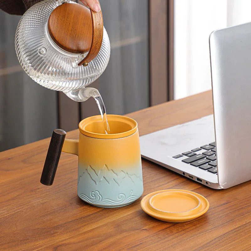 Ceramic Retro Coffee Cup